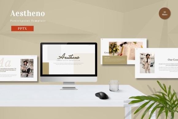 Evaluating Aestheno - Powerpoint Template for Professional Presentations