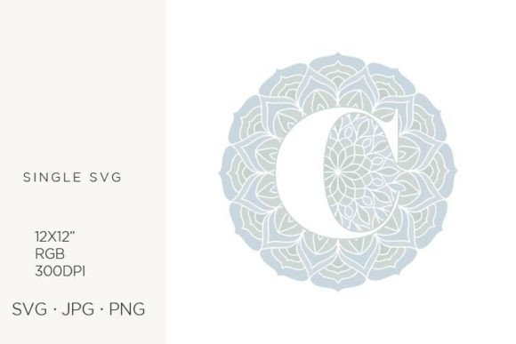 Integrating Mandala Monogram Letter C into Professional and Personal Design Projects