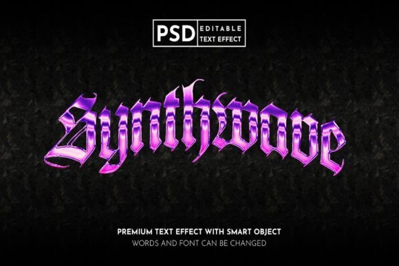 Mastering the Synthwave Chrome Editable Text Effect for Modern Digital Design