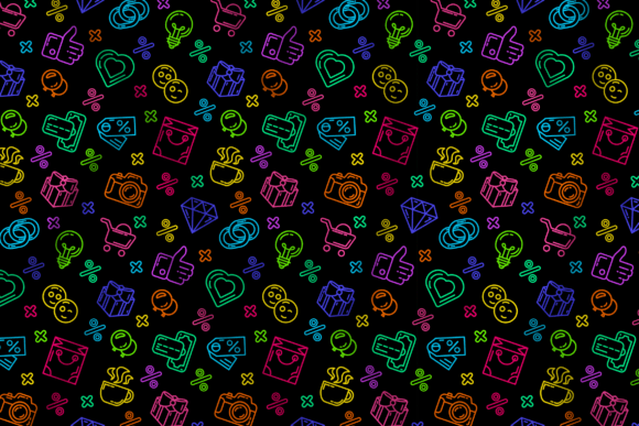 Maximizing Visual Impact with the Neon Shopping Sale Pattern for Modern Digital Campaigns