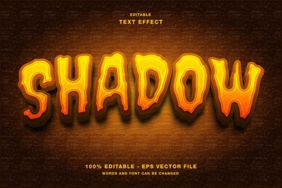 Shadow Halloween Editable Text Effect