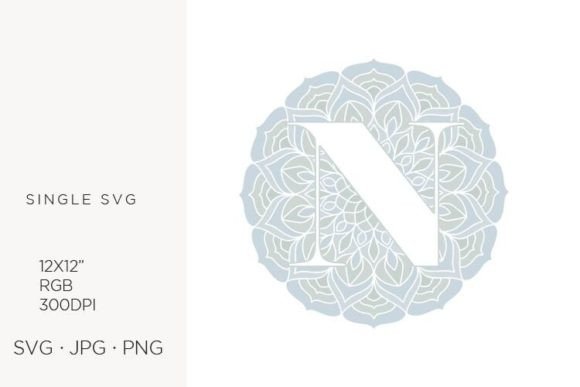 Strategic Branding and Creative Utility of the Mandala Monogram Letter N