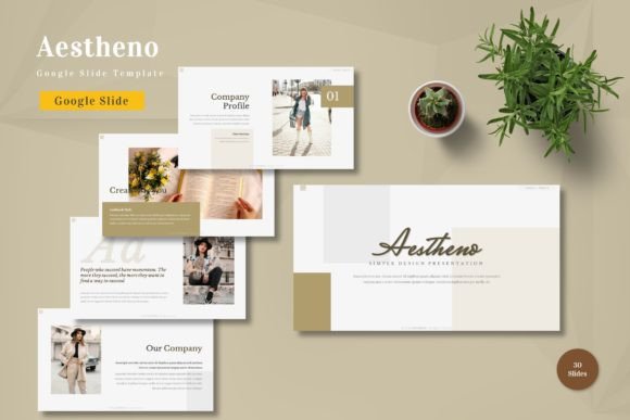 Streamline Your Presentations with the Aestheno Google Slide Template