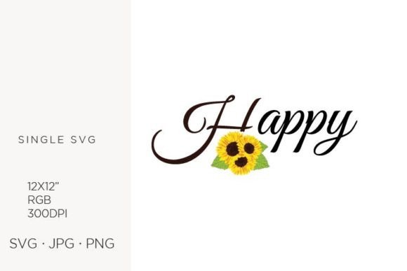 Sunflowers & Happy: Digital Art Guide