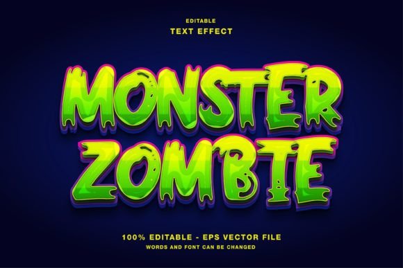 Unleash Creativity with the Monster Zombie Editable Text Effect for Modern Digital Design