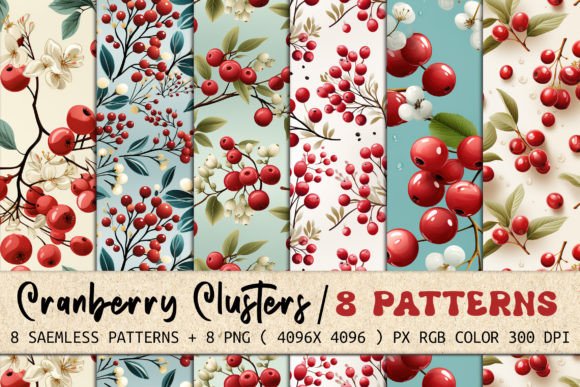 Unlocking Creative Potential: A Guide to High-Resolution Cranberry Seamless Patterns and Digital Design Assets